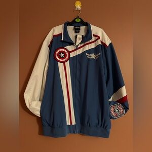 Marvel Captain America Shield Windbreaker Jacket — BoxLunch Exclusive